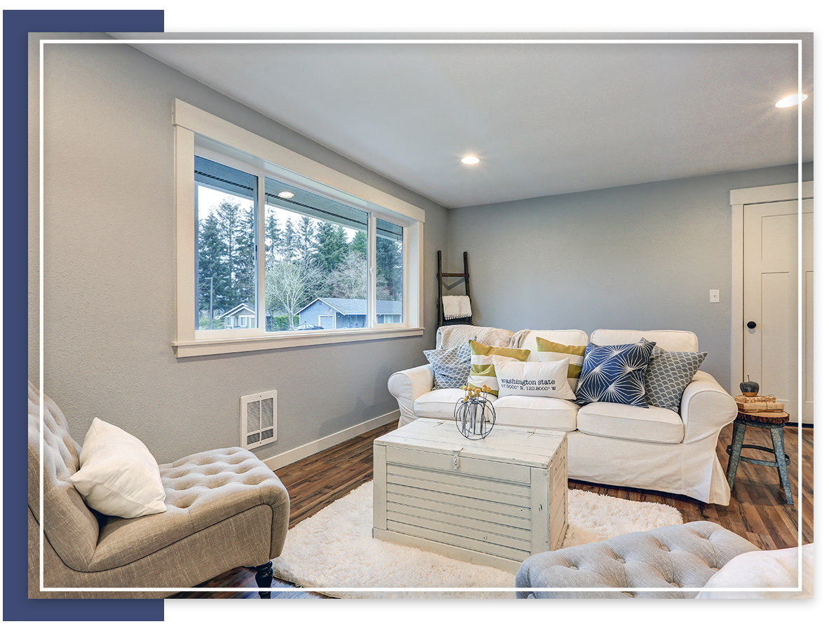 beautiful house staged for showing