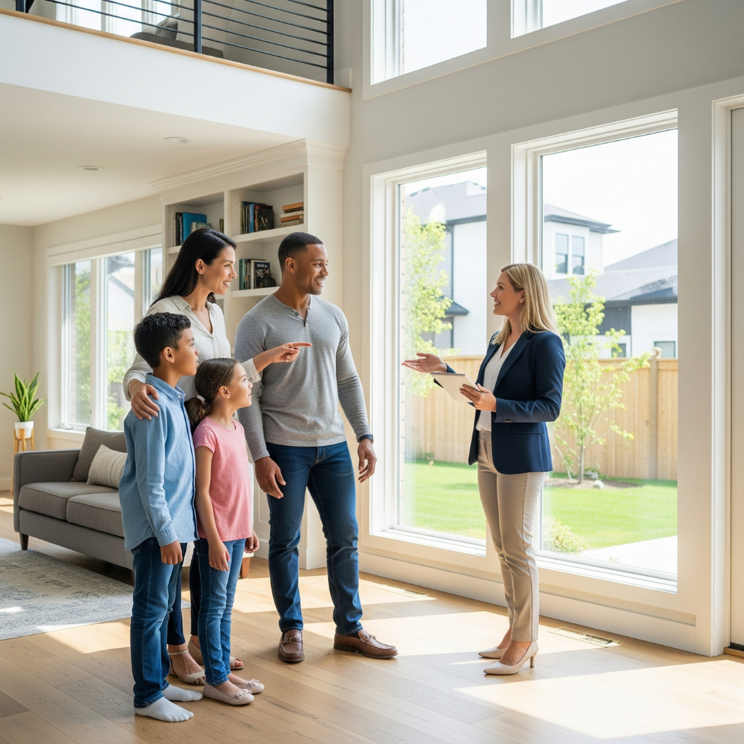 Talking with a realtor